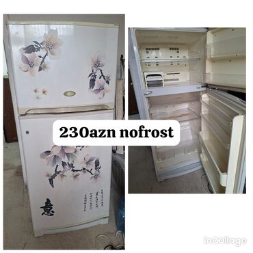 Paltaryuyan maşınlar: İki qapılı NoFrost soyuducu - Üst bölmə dondurucu, alt bölmə soyuducu