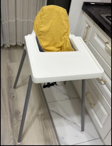 ikea: Стульчик для кормления, Ikea, Пластик, Другой вид, цвет - Белый