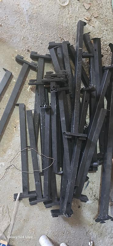 Оборудование для магазинов: Mağaza avadanlığı – asqı və rəf sistemi üçün metal aksesuarlar dəsti — 7
