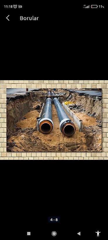 total drel: Kanalizasiya borusu, Qofralı, Plastik, 1000 mm, Yeni — 8