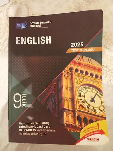 Testlər: Məhsul: “English – 2025 Test Toplusu” (Dövlət İmtahan Mərkəzi) - 9 — 1