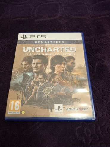 Oyun diskləri və kartricləri: Uncharted 4: A Thief's End, Qarışıq janr, İşlənmiş Disk, PS5 (Sony PlayStation 5), Ünvandan götürmə