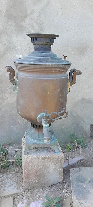 od samavar: Məhsul: Antik kömürlü samovar Təsvir: - Material: bürünc (klassik — 1