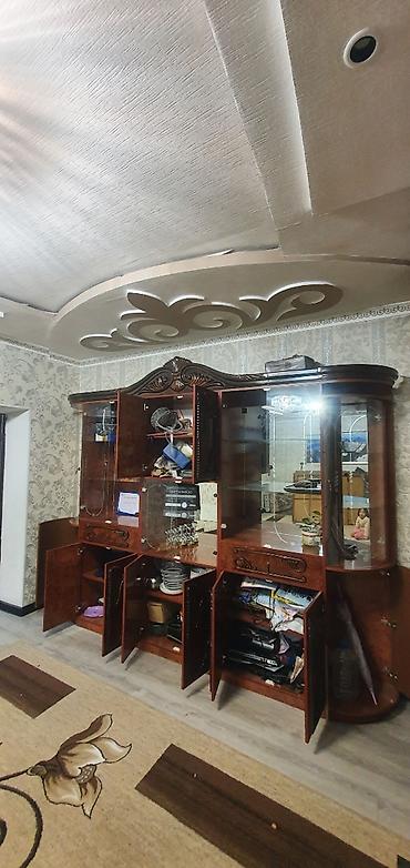 Гарнитуры для зала: Гарнитур для зала, Б/у, Шкаф, МДФ, Самовывоз, цвет - Коричневый — 1