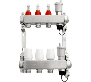 дикты даля потолка: Ondo döşəmə isitmə kollektor dəsti - 3 çıxışlı paylayıcı və 3 geri