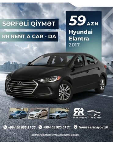 Nəqliyyat vasitəsinin icarəsi: Günlük, Hyundai, Depozitsiz