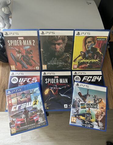 playstation 5 в рассрочку: ПРОДАЖА,ОБМЕН ТОЖЕ ЕСТЬ SPIDER-MAN 2 на пс5 WUKONG BLACK MYTH на пс5