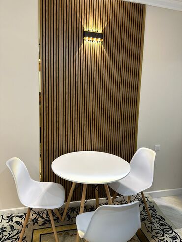 Кухонные столы и стулья: Кухонный стол и стул, Новый, Платная доставка, цвет - Белый — 6