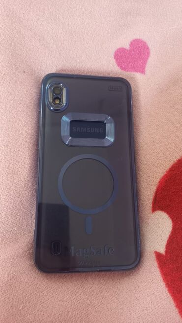 Samsung: Samsung Galaxy A10, 32 GB, rəng - Göy, Sensor, İki sim kartlı, Face ID