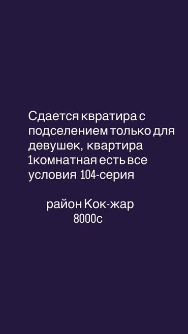 бир болмолу батир: 1 бөлмө, Менчик ээси, Чогуу жашоо менен, Толугу менен эмереги бар