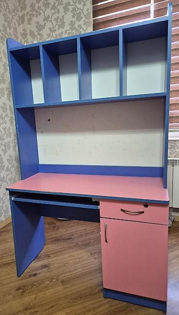 mdf panel: Düz masa, Polkalı, Siyirməli, MDF, Zəmanətsiz, Kredit yoxdur — 1