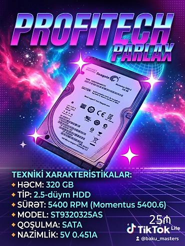 lenova noutbuk: Seagate Momentus 5400.6 2.5" HDD Endirim var Texniki xüsusiyyətlər: - — 1