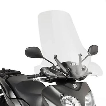 motor suzuki: Visoko vetrobransko staklo za skuter - Prozirno, produženo — 1