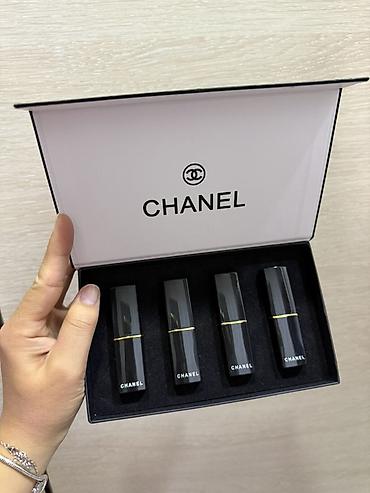 бокс подарок: Оригинал с Америки ‼️ Набор помады от Chanel -4шт На сайте 1шт стоит — 1
