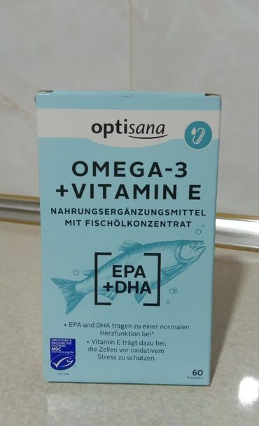 e vitaminin qiymeti: Omega-3 + vitamin E 30 azn Almanyadan gətirilib