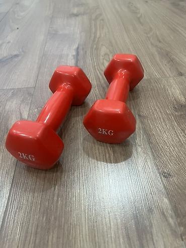Гантелдер: Пара гантелей для фитнеса 2 кг - Вес каждой гантели: 2 kg (общий вес — 2