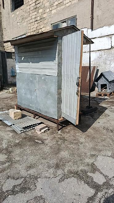 koşka: Metaldan yığma kiçik anbar/boks - Konstruksiya: metal karkas üzərində — 3
