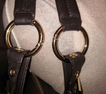 Torbe: Marella - kožna braon torba Divna torba od meke i debele prirodne — 6