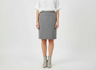 spódnice basic czarne: H&M, Women`s skirt, size XL