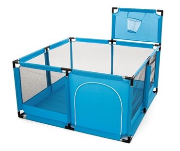 Игровые манежи: Детский игровой манеж + 20 шарики в подарок Размеры 126*126 - — 5