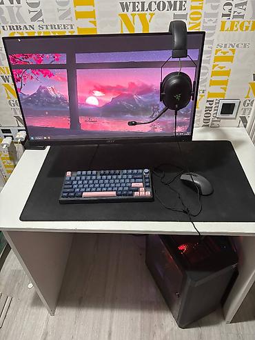 Masaüstü kompüterlər və iş stansiyaları: Gaming PC komplekti – RTX 4060 Ti, Ryzen 5 7600X, 32GB RAM, monitor və — 4