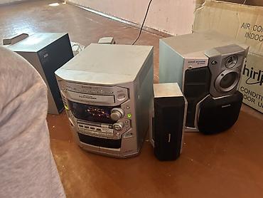 muzikalniy sentr: Panasonic SA-AK78 musiqi mərkəzi – tam dəst - 5 CD changer: eyni — 4