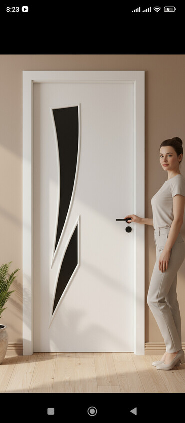 işlənmiş qaplar: Yeni Otaq qapısı 90x205 sm Çərçivə ilə, Ödənişli çatdırılma, Ünvandan götürmə, Pulsuz çatdırılma