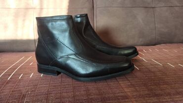 muške čizme za zimu: Muške cipele kožne duboke Sergio 44 Prodajem muške zimske kožne