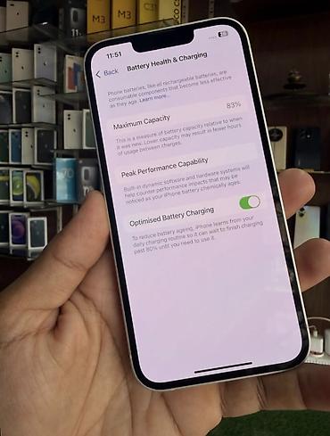 ipod classic 7: IPhone 13, 128 GB, Ağ, Zəmanət, Kredit, Simsiz şarj — 5