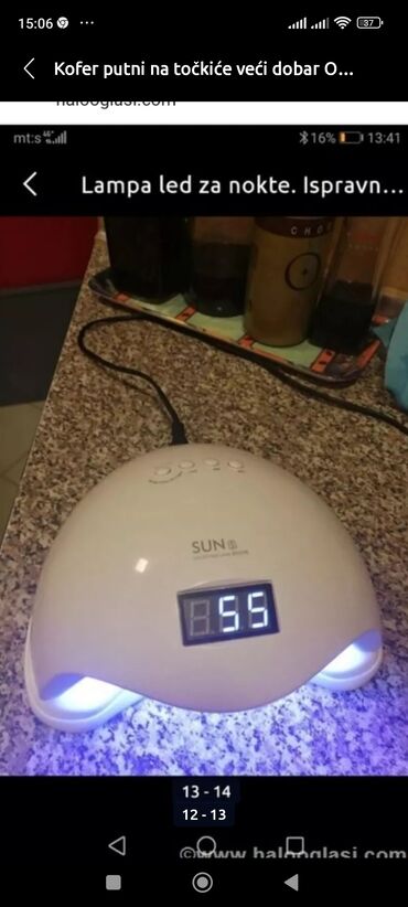UV i LED lampe za nokte: Lampa za nokte NA DIODE dobra
Ispravna 
 Mirjevo — 13