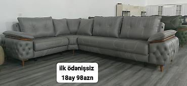 Divanlar: Künc divan kolleksiyası - Müasir dizaynlı L-şəkilli künc divanlar - — 15