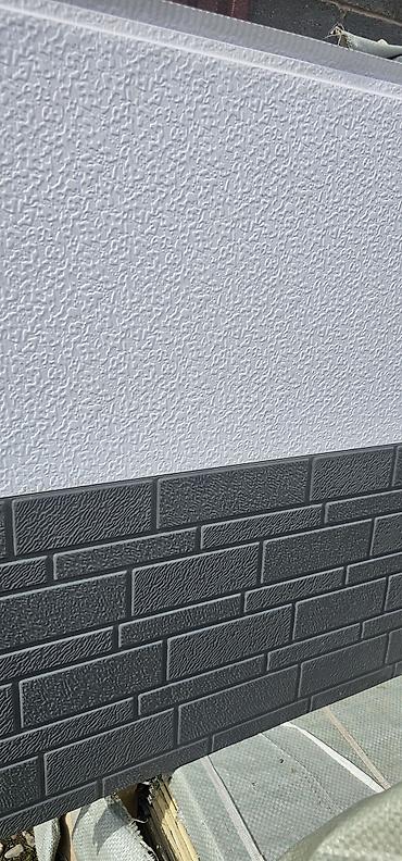 Фасадные сэндвич панели: Продаю сендвич панель три в одном 1)фальга 2) полиуретан — 5