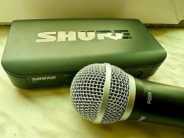 shure mikrofon sm58: Satildiqda elan silinecek Son qiymetdir. Şok endirim. Original bele — 2