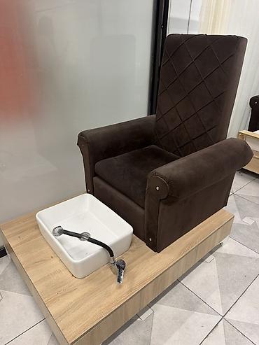 Salon, tibbi kreslolar: 2 ədəd Pedikür kreslosu və ayaq yuma bölməsi - Salonlar üçün peşəkar — 2