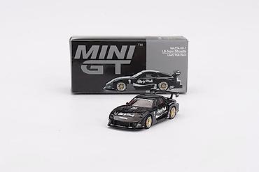 bicikl type 0: ⚫ Mazda RX-7 LB-Super Silhouette — Liberty Walk — Black — 1:64 — Mini — 1