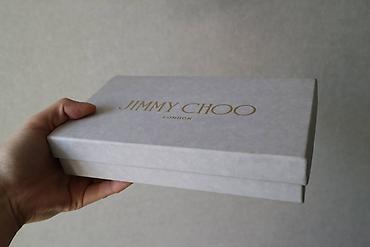 патч: Новый кожаный картхолдер/бирка для чемодана Jimmy Choo В коробочке, с — 2