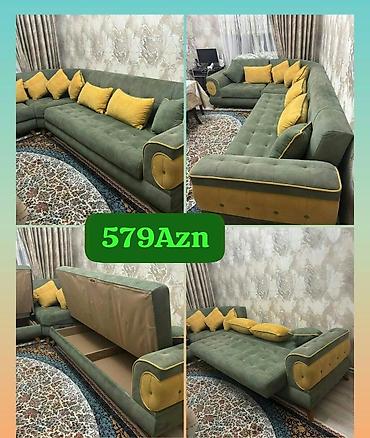 Künc divan ölçü 3.10/220 Açılır bazalıdır tam ideal az işlenib