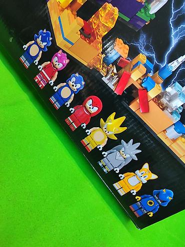 игрушки sonic: Конструктор Соник база для игры🔥 Комплектация товара: 828 деталей, 8 — 4
