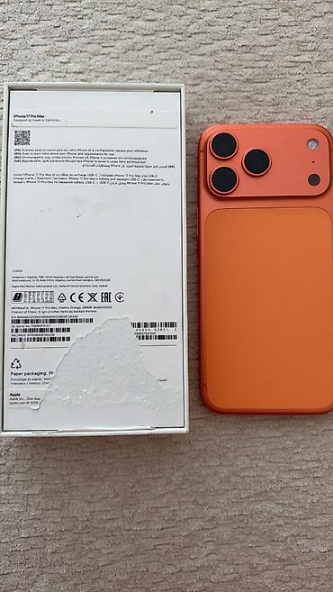 honor 9 pro max: IPhone 17 Pro Max, 256 GB, Narıncı — 1