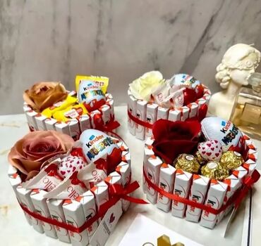 ваза стеклянная прозрачная высокая без узора: Özəl giftboxlar hazırlanır zövqe göre sifariş bir iki gün önceden