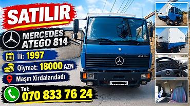 işlenmiş radiator: Mercedes Atego 814 yük maşını - Buraxılış ili: 1997 - Qiymət: 18 000 — 1