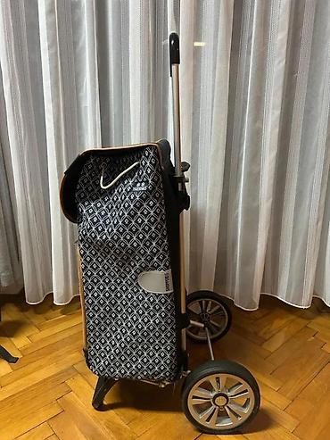 Putni koferi i torbe: Kolica/torba za kupovinu na točkiće - Stabilan metalni ram sa velikim — 4