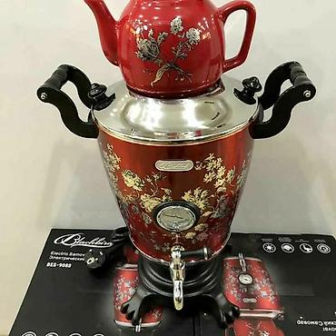 Samovarlar: Elektrik samovar Blackbird made for Germany Nerjavik iy tam vermiyen — 3