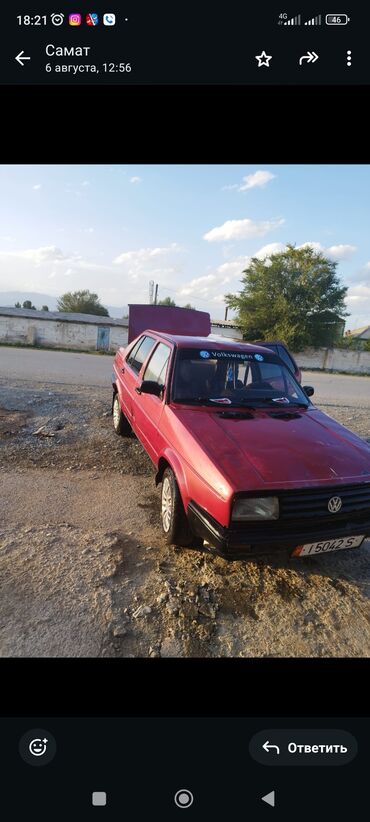 мини афто: Volkswagen Jetta: 1989 г., 1.8 л, Механика, Бензин, Седан