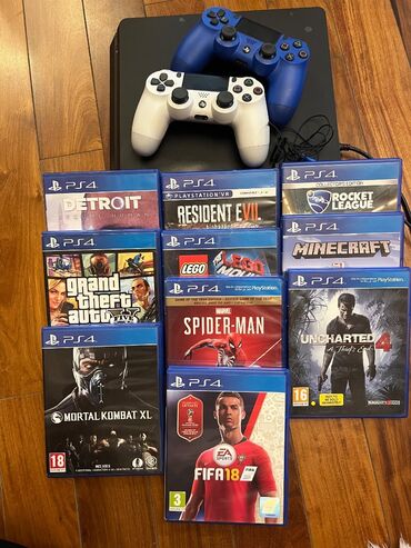 Компьютеры, ноутбуки и планшеты: Sony PlayStation 4 satılır.İşlənmiş.Oyunlarla birgə