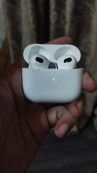 shure mikrofon satilir: İşlənmiş Simsiz (Bluetooth) Qulaqcıqlar, Apple, rəng - Ağ — 3