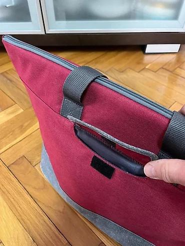 torba za male pse: Torba za nošenje ljubimaca AniOne, veličina S – crveno/siva. - Dizajn — 5