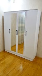 встроенный шкаф: Yeni, Açılan, 4 qapılı Düz dolab, Dolab-asılqan, Azərbaycan