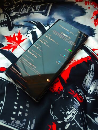 списанные телефоны за 0 руб: Samsung Note 10 Plus, Колдонулган, 256 ГБ, түсү - Кара, 1 SIM