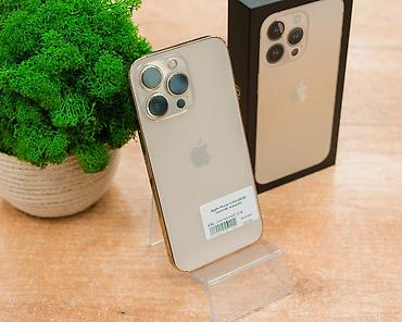 ıphone 13 pro max: IPhone 13 Pro, Б/у, 256 ГБ, Золотой, 81 % — 1